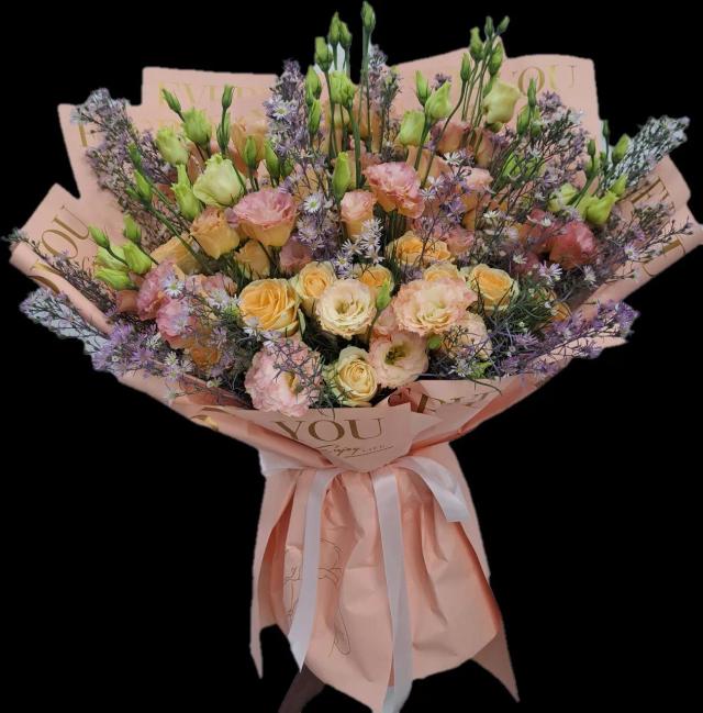 Bunch of lisianthus | ծաղիկներ, ծաղկեպսակներ, բույսեր - առաքում Երևան