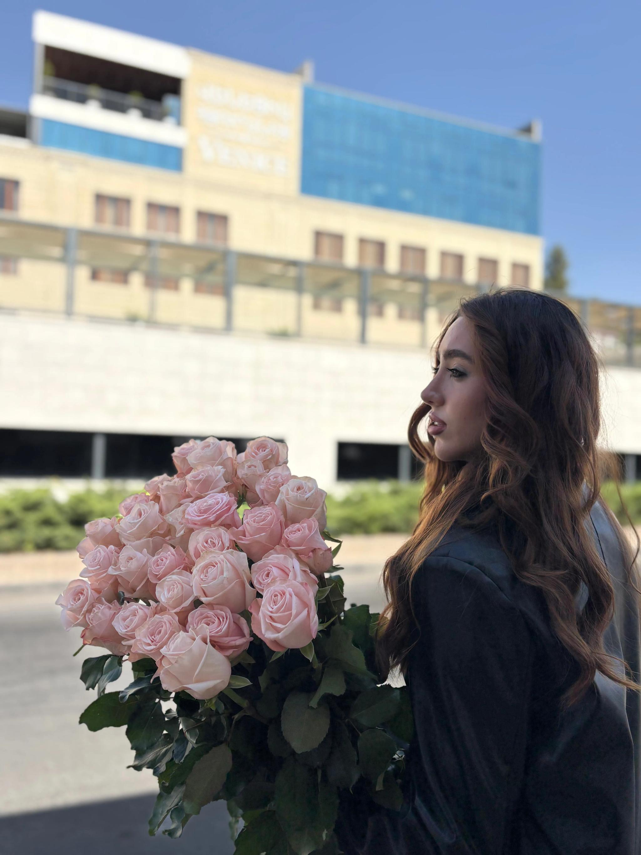 Bunch of pink roses | ծաղիկներ, ծաղկեպսակներ, բույսեր Երևան