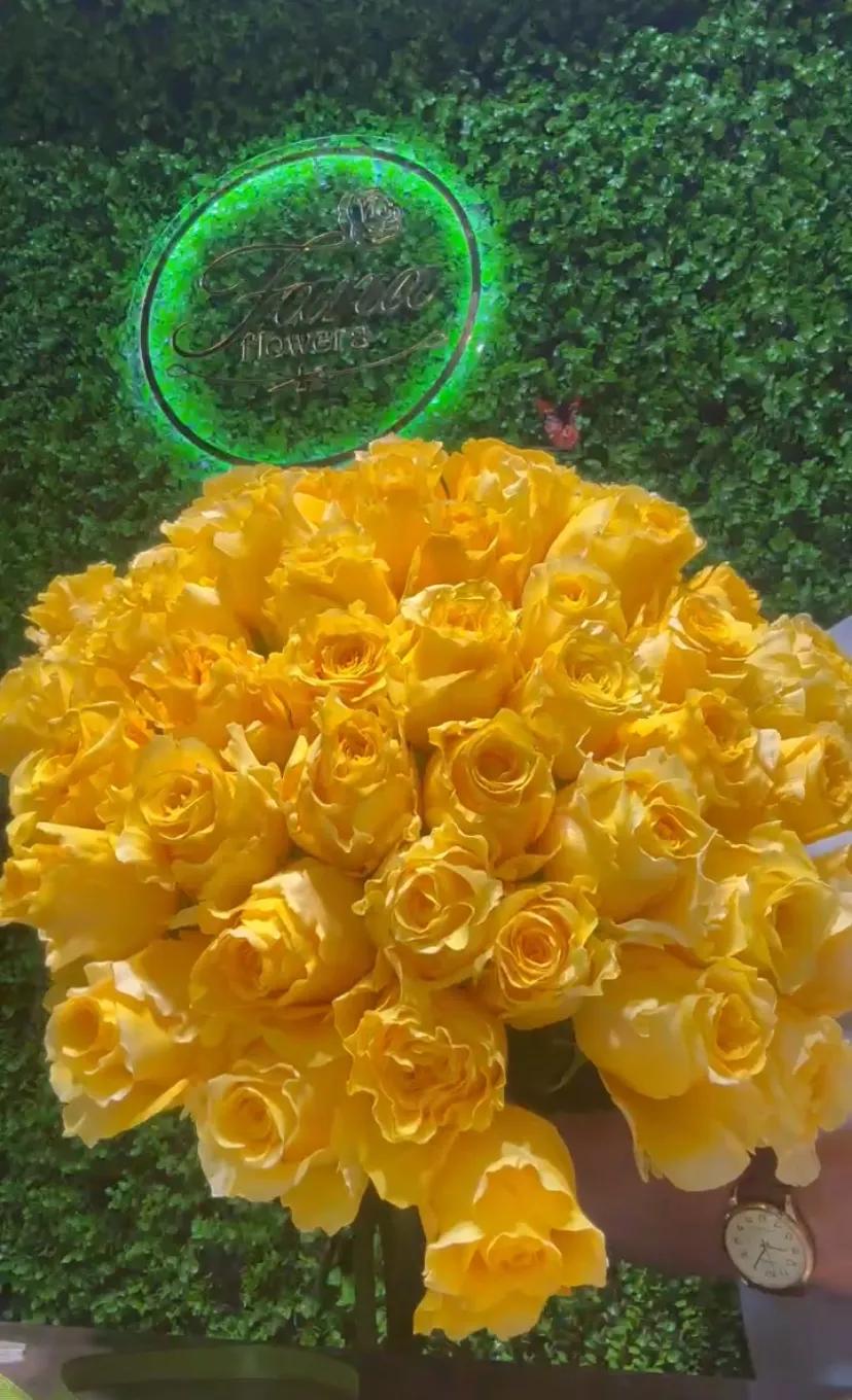 Bunch of yellow roses | ծաղիկներ, ծաղկեպսակներ, բույսեր Երևան